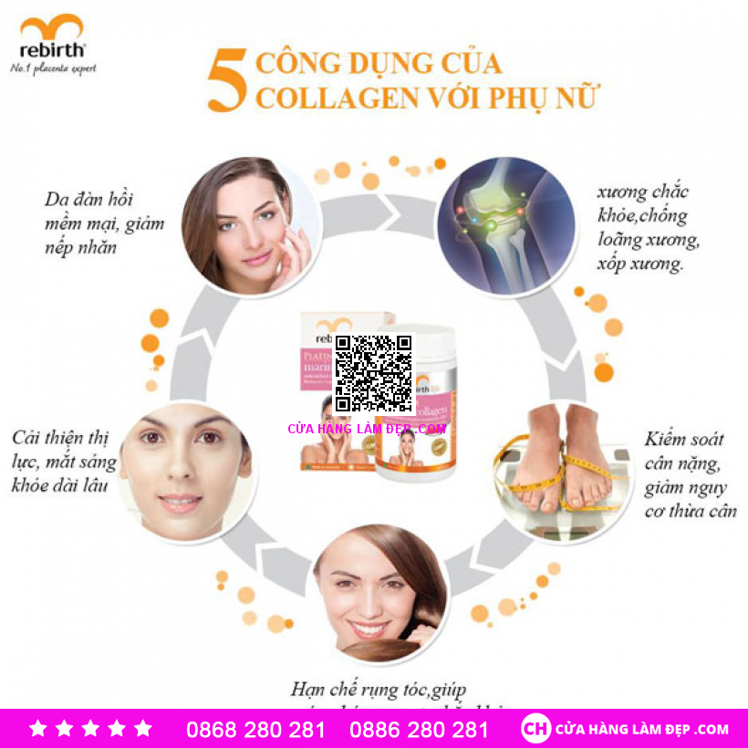 Platinum Marine Collagen Rebirth Life - Viên Uống Collagen Cao Cấp Của Úc