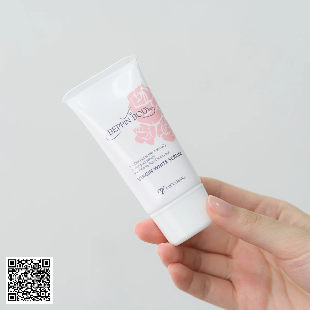 Serum dưỡng hồng Beppin Body Virgin White Serum Miccosmo từ Nhật Bản 30g