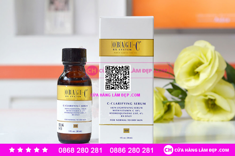 Serum Dưỡng Trắng Da, Hỗ Trợ Ngừa Lão Hóa Obagi-C Rx C-Clarifying Serum
