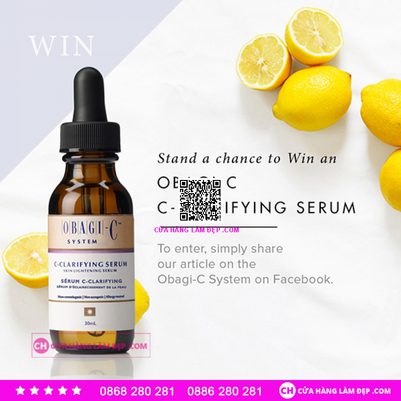 Serum Dưỡng Trắng Da, Hỗ Trợ Ngừa Lão Hóa Obagi-C Rx C-Clarifying Serum