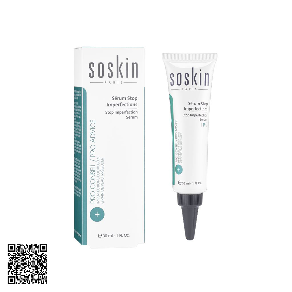 Serum Giảm Mụn Soskin Stop Imperfection Serum Từ Pháp 40ml