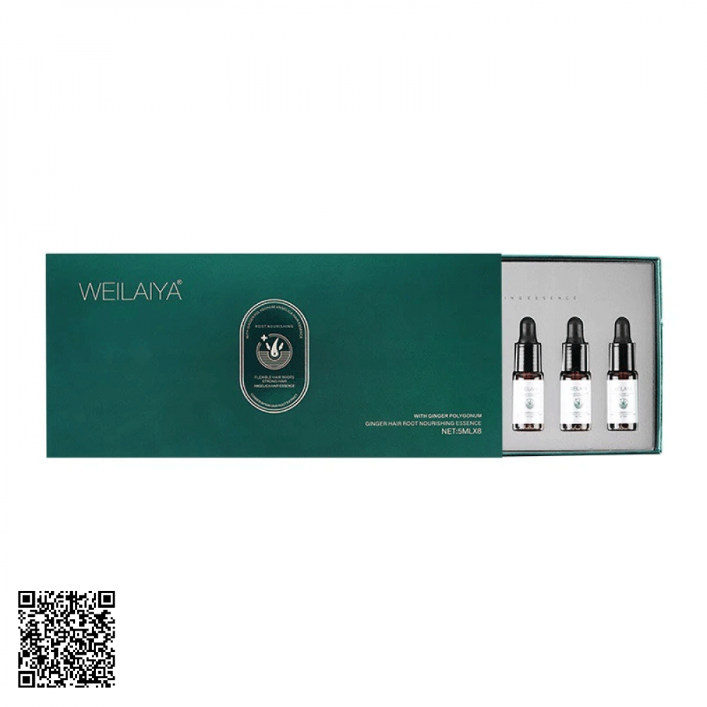 Serum Ginger Hair Root Nourishing Essence Weilaiya Kích Mọc Và Làm Dày Tóc (5ml x 8 lọ)