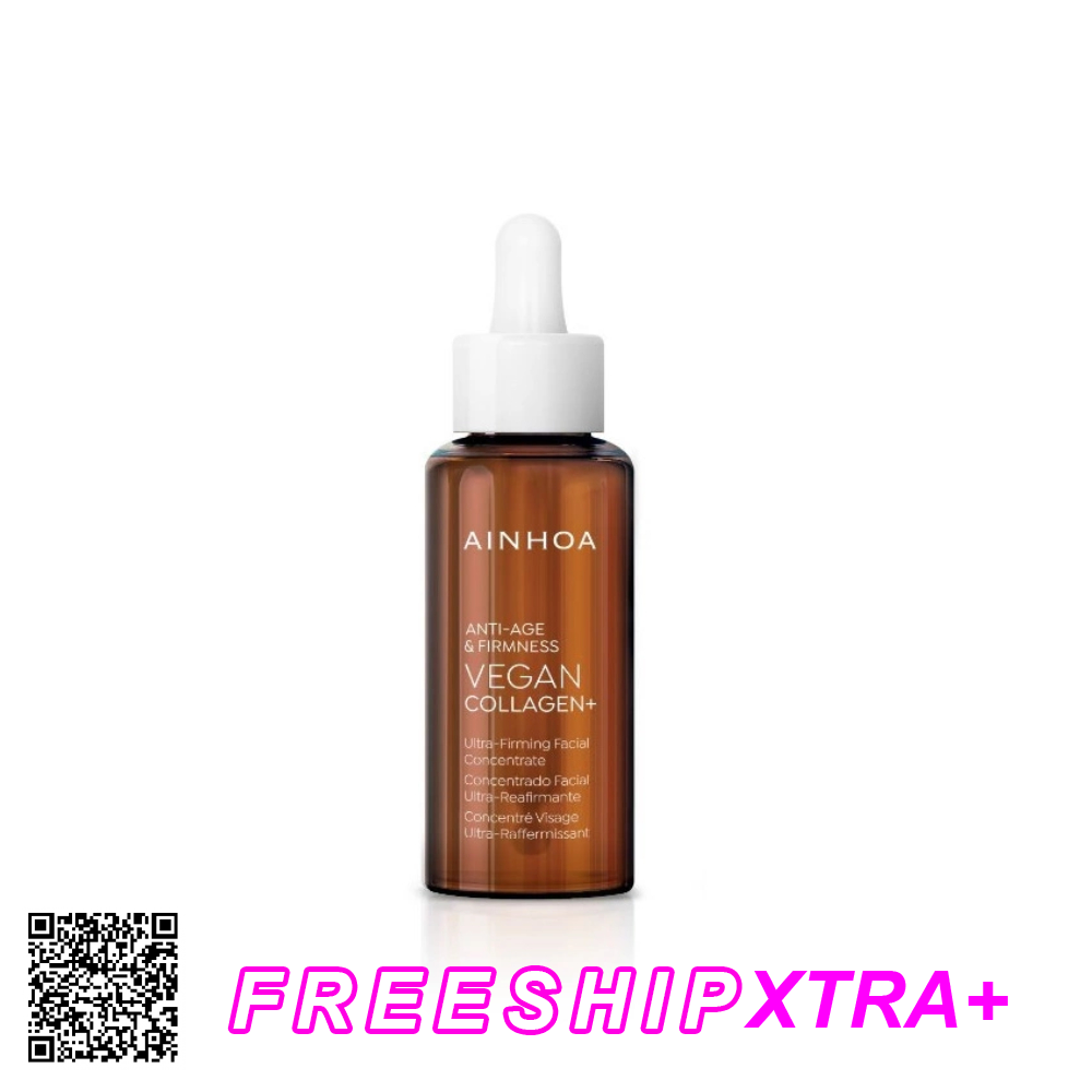 Serum Làm Sáng Da Ainhoa Vegan Collagen+ Ultra Firming Facial Concentrate Từ Tây Ban Nha 50ml