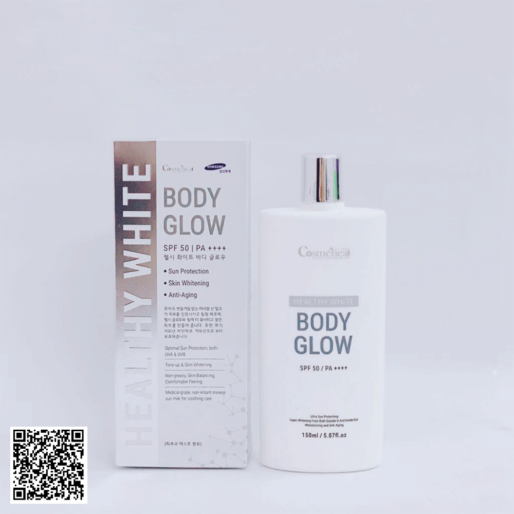 Serum Làm Sáng Da Toàn Thân COSMEHEAL Healthy White Body Glow SPF50 PA++++ Hàn Quốc 150ml