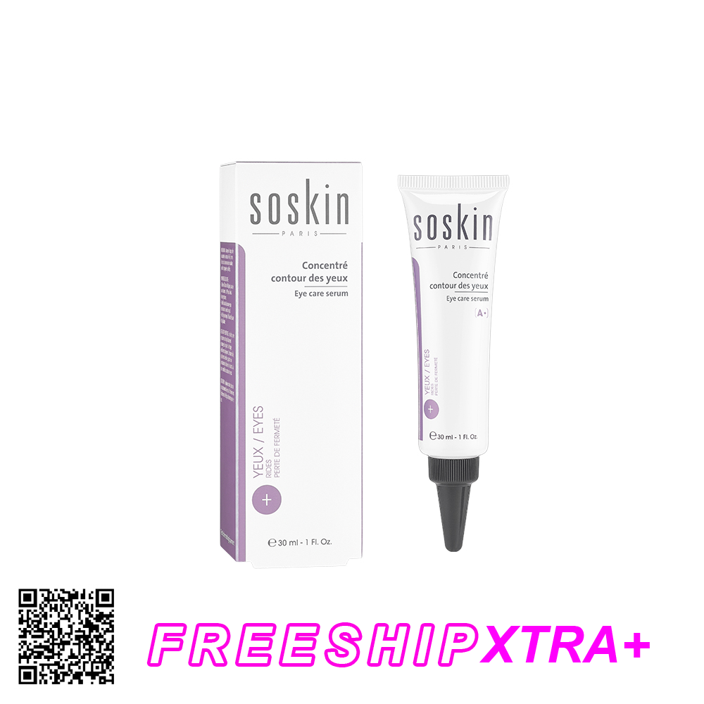 Serum Trẻ Hóa Da Vùng Mắt Soskin Eye Care Serum Từ Pháp 30ml