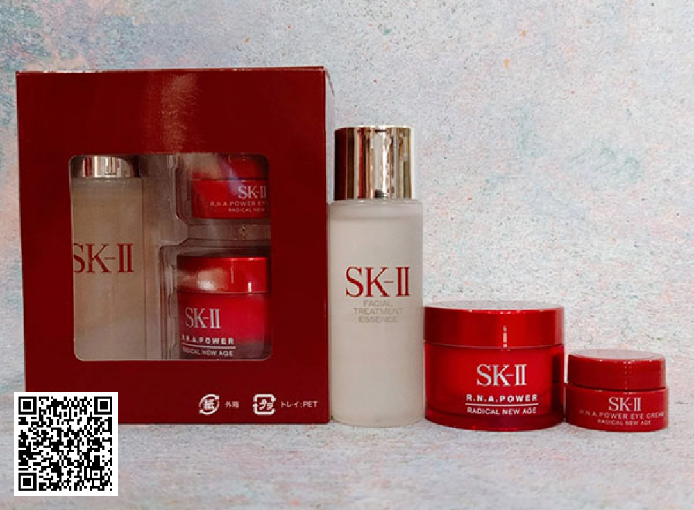 Set Dưỡng Da 3 Món SKII Mini Nước Thần, Kem Mắt, Kem Dưỡng R.N.A