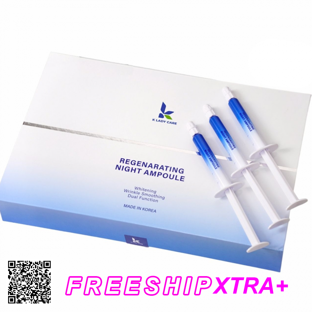 Set Tinh Chất Dưỡng Da Ban Đêm K Lady Care Regenarating Night Ampoule Từ Hàn Quốc Hộp 6 Ống