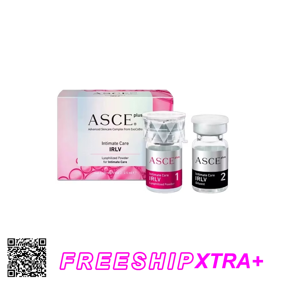 Set Trẻ Hóa & Khôi Phục Sức Khỏe Vùng Kín ExoCoBio ASCE Plus IRLV Hộp 5 Sets