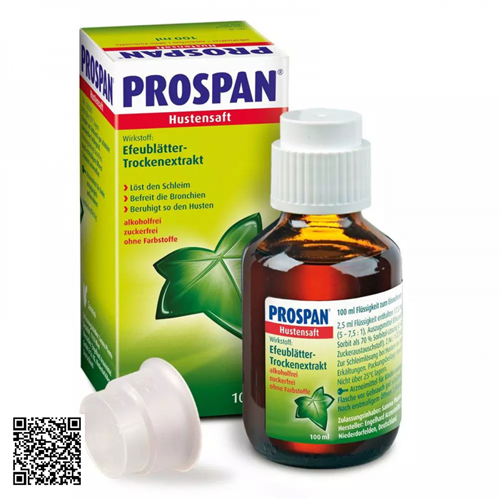 Siro Prospan Hustensaft Cho Trẻ Từ 1 Tháng Tuổi Của Đức 100ml
