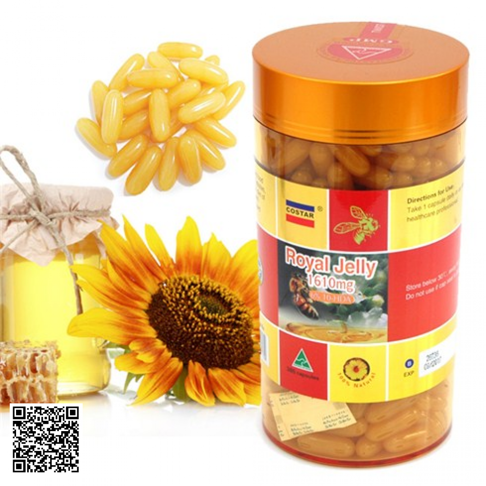 Sữa Ong Chúa Royal Jelly Costar (1610mg x 365 viên)
