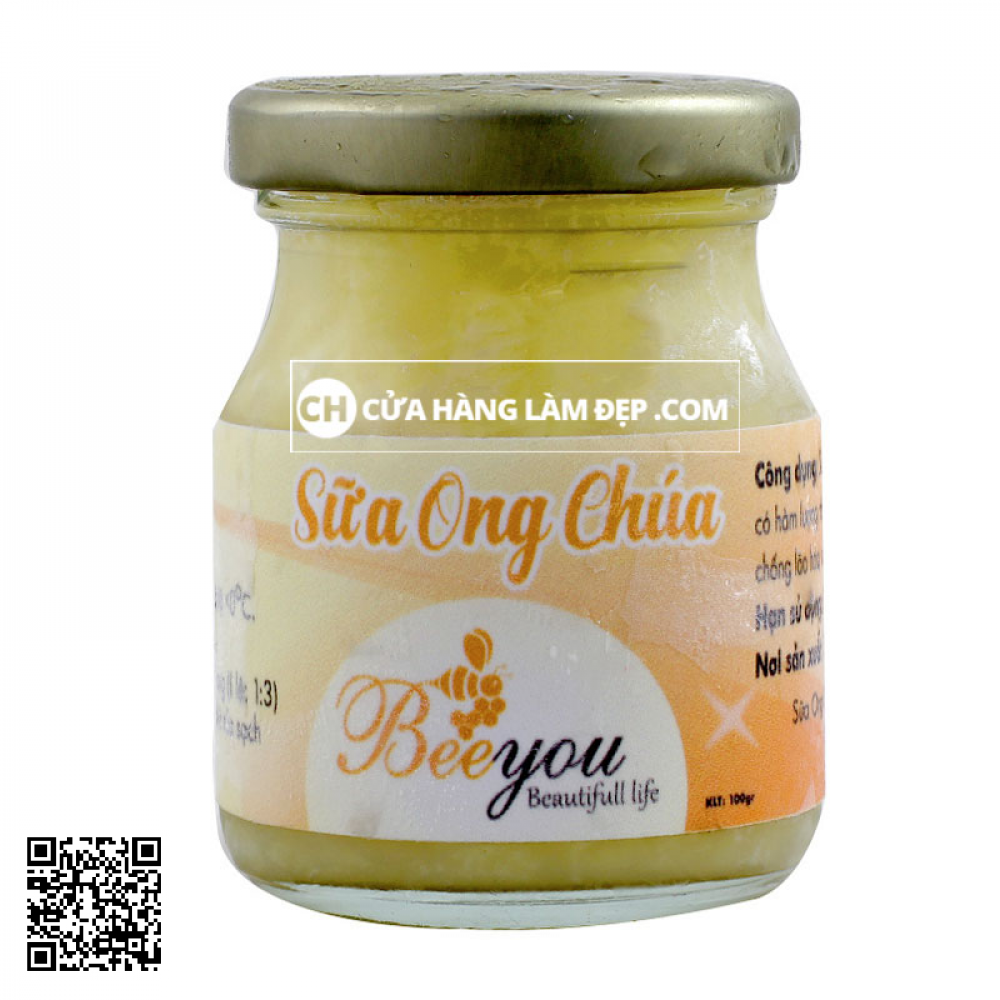 Sữa Ong Chúa Tươi BeeYou 100gr (1 Hũ)