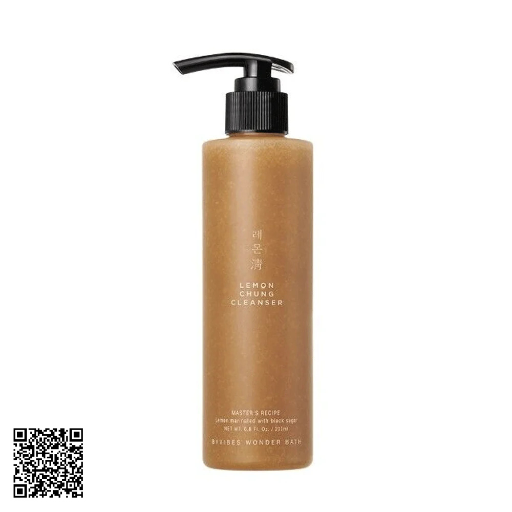 Sữa Rửa Mặt Byvibes Wonder Bath Lemon Chung Cleanser Từ Hàn Quốc 200ml