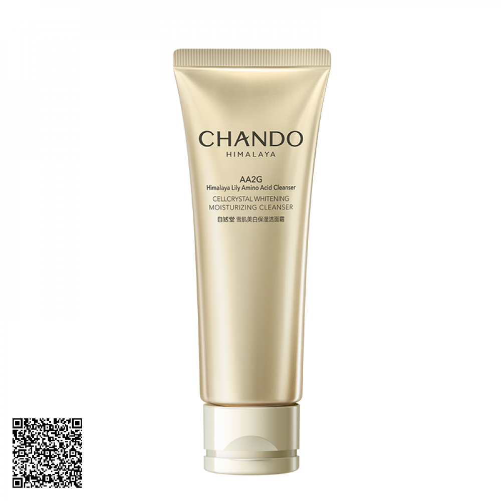 Sữa Rửa Mặt CHANDO Himalaya CellCrystal Whitening Moisturizing Cleanser Hỗ Trợ Dưỡng Trắng & Cải Thiện Da Lão Hoá 120g Từ Trung Quốc