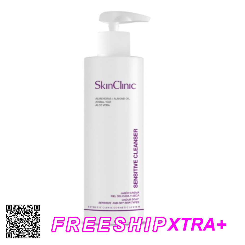 Sữa Rửa Mặt Dạng Kem Dịu Nhẹ SkinClinic Sensitive Cleanser Cho Da Khô Nhạy Cảm Từ Tây Ban Nha