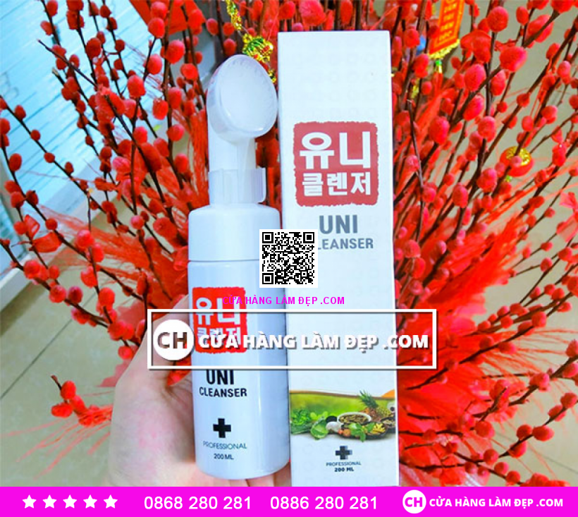Sữa Rửa Mặt Giảm Mụn Uni Cleanser Hàn Quốc