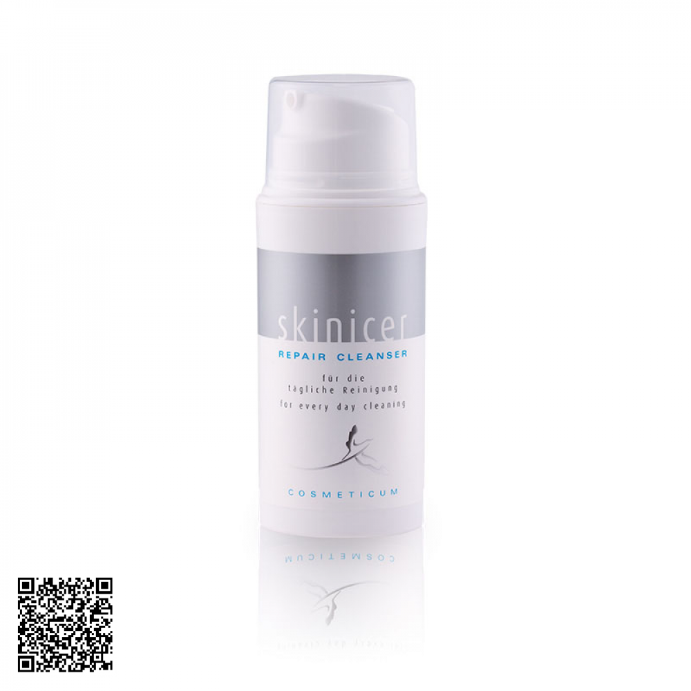 Sữa Rửa Mặt Hỗ Trợ Giảm Mụn Kháng Khuẩn Và Cân Bằng PH SKINICER® REPAIR CLEANSER 100ml