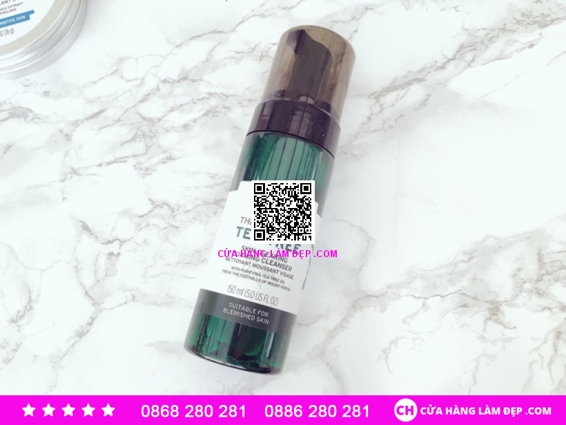 Sữa Rửa Mặt The Body Shop Tea Tree Skin Clearing Foaming Cleanser (150ml)