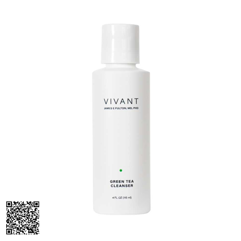 Sữa Rửa Mặt Trà Xanh Kháng Viêm Chống Oxy Hóa Vivant Skincare Green Tea Cleanser 115ml