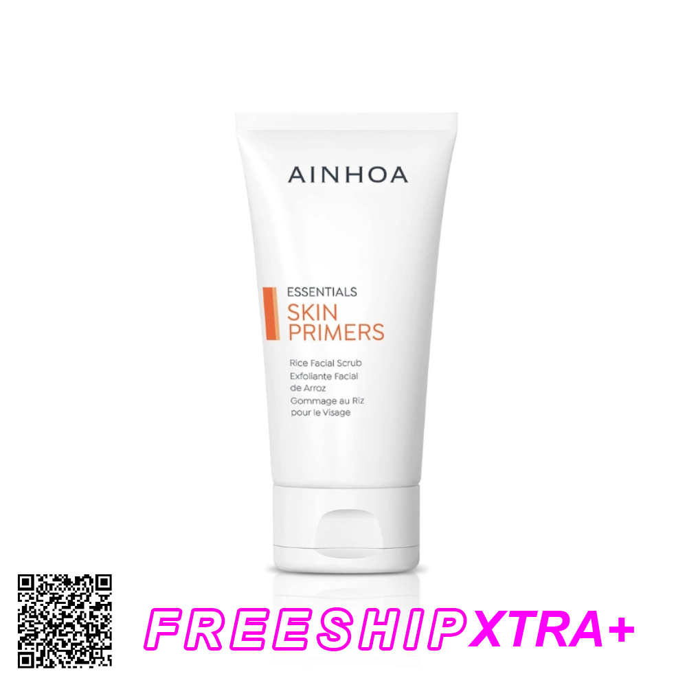 Tẩy Da Chết Và Tái Tạo Da Ainhoa Skin Primers Rice Facial Scrub Từ Tây Ban Nha 200ml