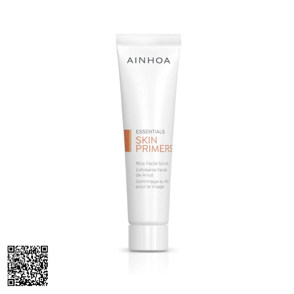 Tẩy Da Chết Và Tái Tạo Da Ainhoa Skin Primers Rice Facial Scrub Từ Tây Ban Nha 50ml