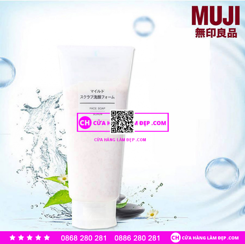 Tẩy Tinh chất Chết Muji Face Soap Scrub