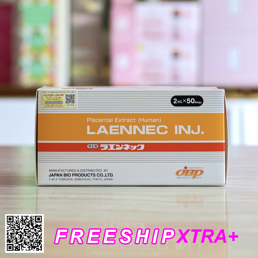Tế Bào Nhau Thai Placenta Laennec Nhật Bản Hộp 50 ống