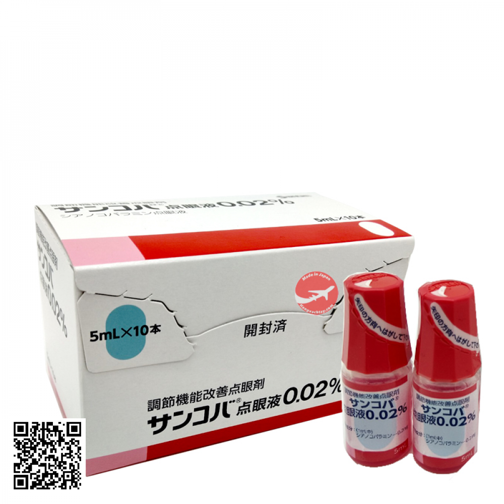 Thuốc Nhỏ Mắt Sancoba Nhật Bản Lọ 5ml 