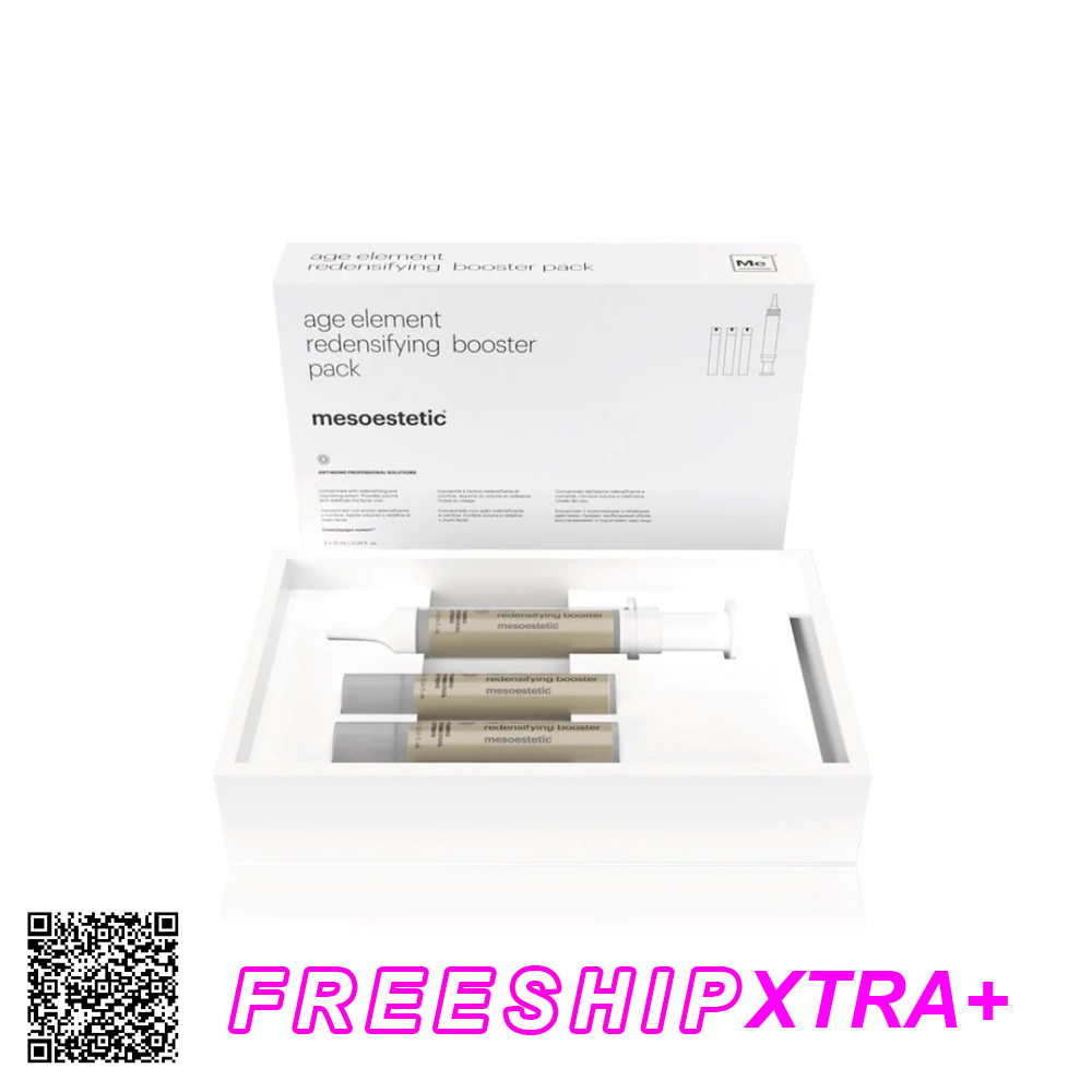 Tinh Chất Cải Thiện Độ Đàn Hồi Da Mesoestetic Age Element Redensifying Booster Từ Tây Ban Nha (3 Ống x 10ml)