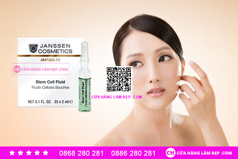 Tinh Chất Dưỡng Ẩm Và Tái Tạo Da Janssen Ampoules Stem Cell Fluid