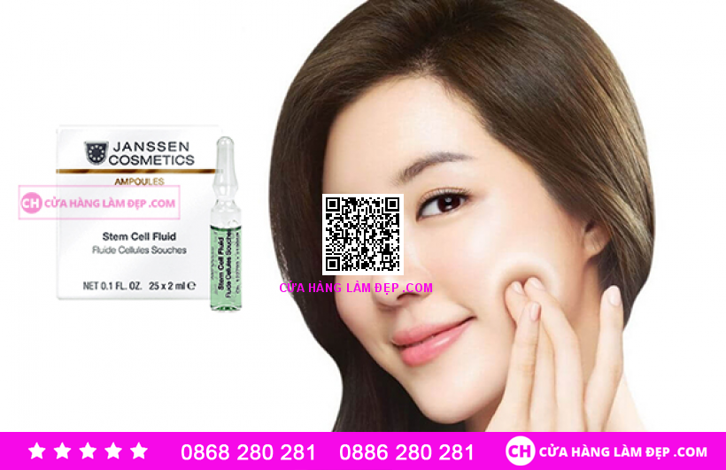 Tinh Chất Dưỡng Ẩm Và Tái Tạo Da Janssen Ampoules Stem Cell Fluid
