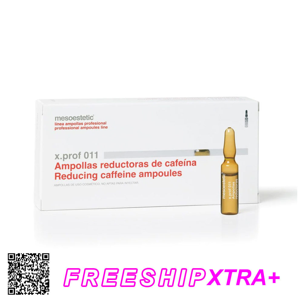 Tinh Chất Giảm Mỡ Dưới Da Mesoestetic X.Prof 011 Reducing Caffeine Ampoules từ Tây Ban Nha (20 Ống x 2ml)