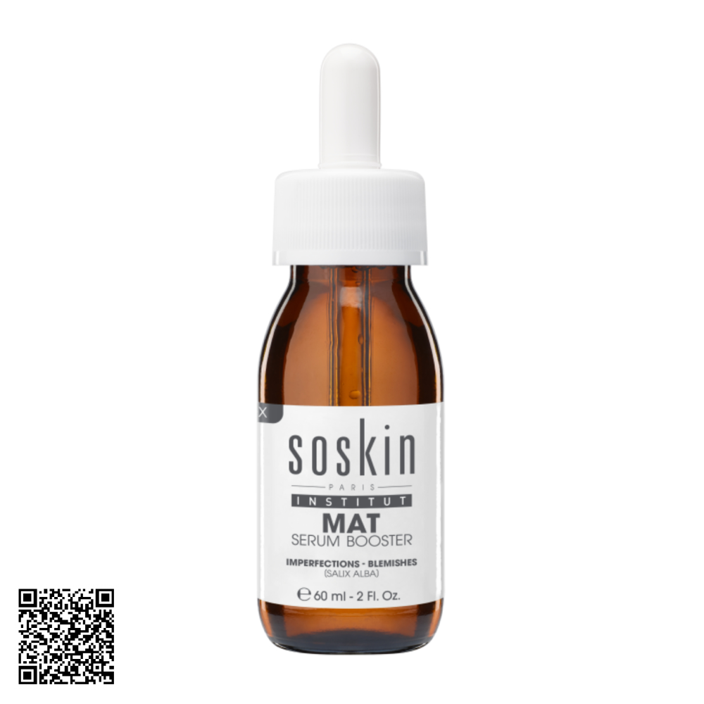 Tinh Chất Giảm Mụn Soskin Mat Serum Booter Từ Pháp 60ml