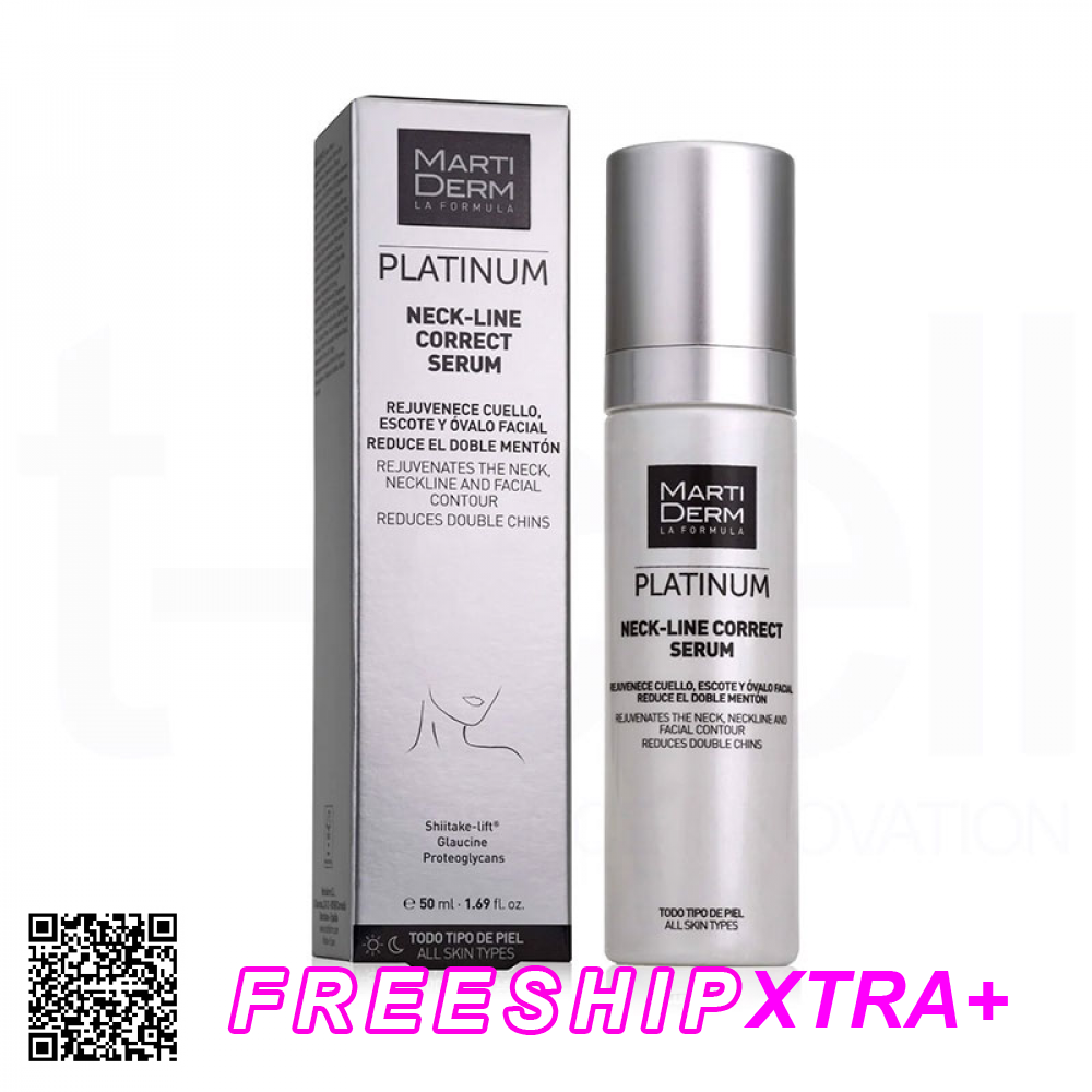 Tinh Chất MartiDerm Platinum Neck Line Correct Serum Tây Ban Nha 50ml