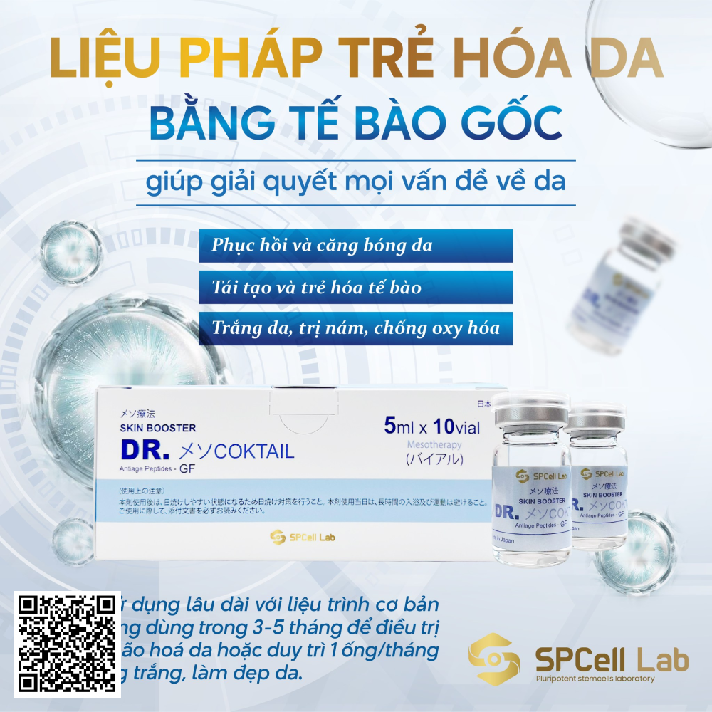 Tinh Chất Mesotherapy Dr.Coktail Skin Booster SPCell Lab Hộp 10 Ống* 5ml