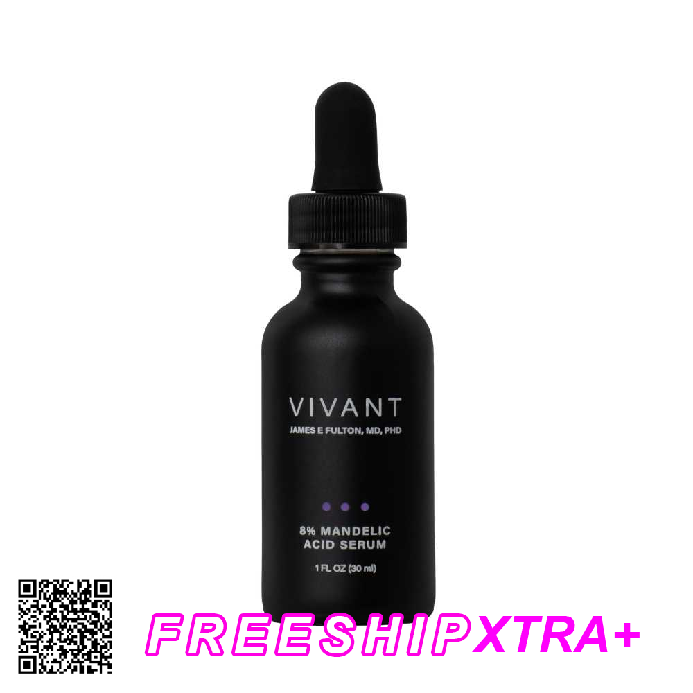 Tinh chất sáng da đều màu 3-in-1 Vivant Skincare 8% Mandelic Acid Serum 30ml