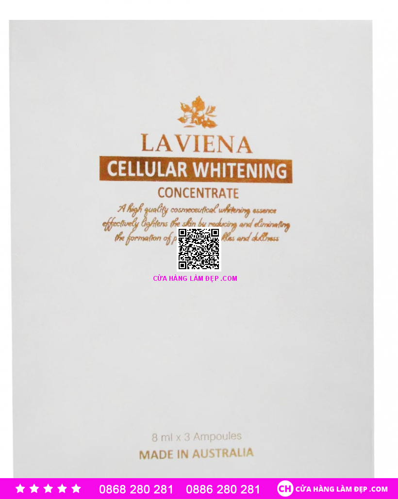 Tinh Chất Trắng Da Laviena Cellular Whitening (3x8ml)