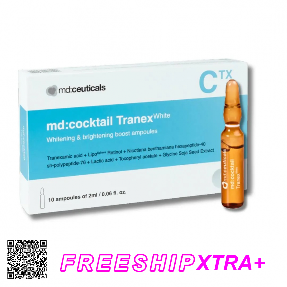 Tinh Chất Trắng Sáng Da MD:Ceuticals MD Cocktail Tranex White Từ Anh Quốc 10 Lọ