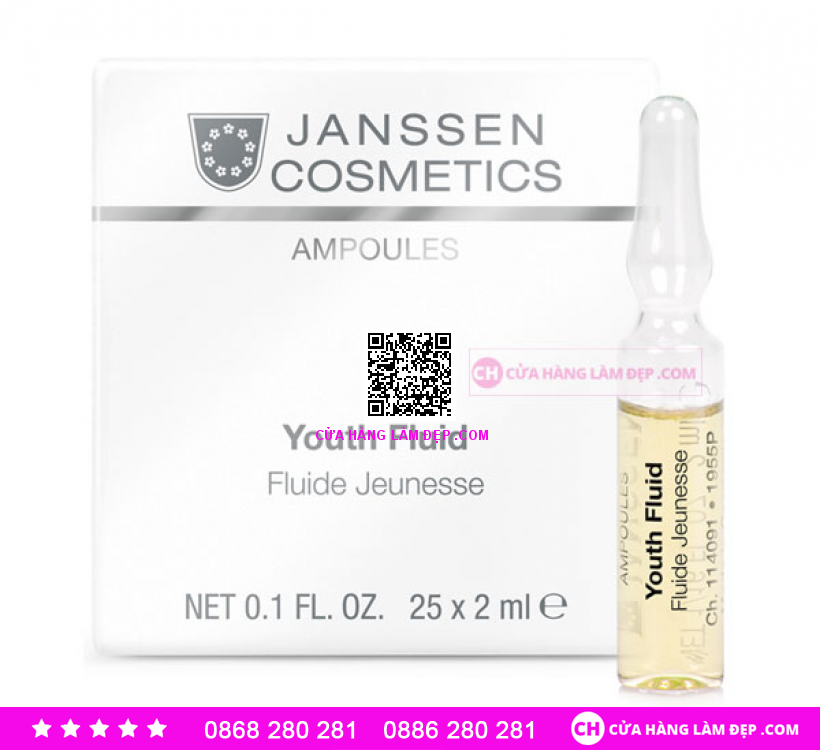 Tinh Chất Trẻ Hóa Da Janssen Ampoules Youth Fluid (25 ống x 2ml)