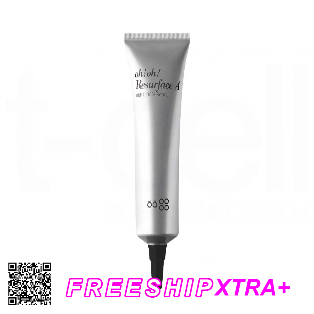 Tinh Chất Trẻ Hóa, Làm Sáng Da oh!oh! Resurface A With 0.06% Retinal 20ml