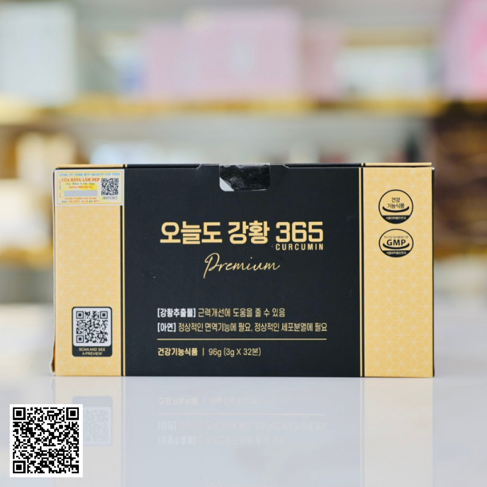 Tinh Nghệ Nano Curcumin 365 Premium Từ Hàn Quốc 32 Tuýp
