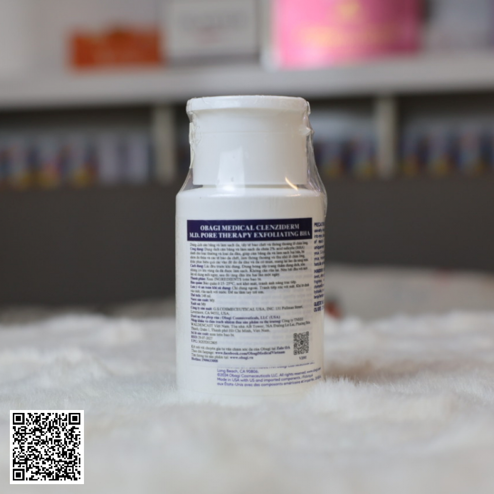 Toner Tẩy Tế Bào Chết, Làm Sạch Mụn Obagi Clenziderm M.D. Exfoliating Từ Mỹ 148ml