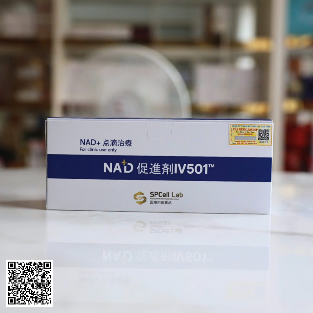 Truyền Tế Bào NAD+ IV 501mg SPCell Lab 10 Lần Truyền ( 1 NAD+300mg Và 1 NAD+ACC 201mg )