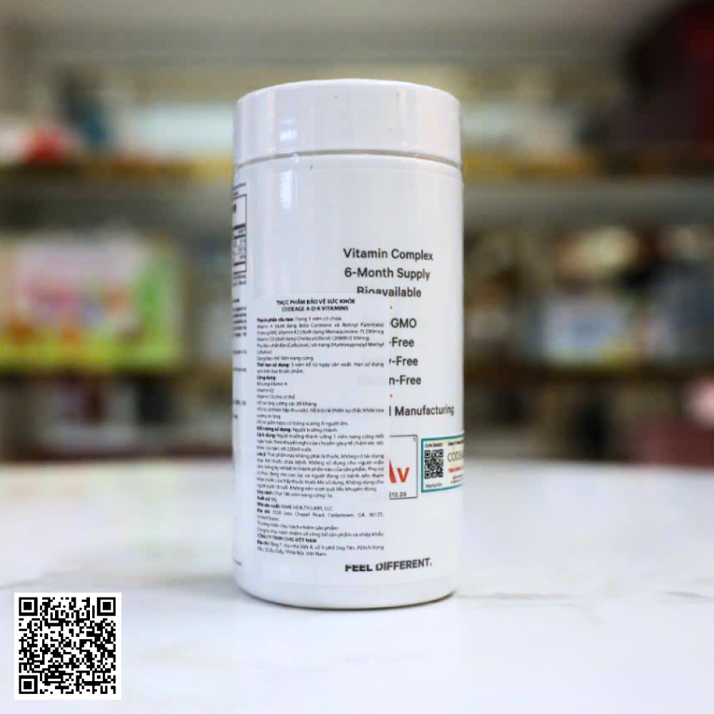 Viên Bổ Sung Vitamin 3-Trong-1 CodeAge ADK Vitamins Từ Mỹ 180 Viên
