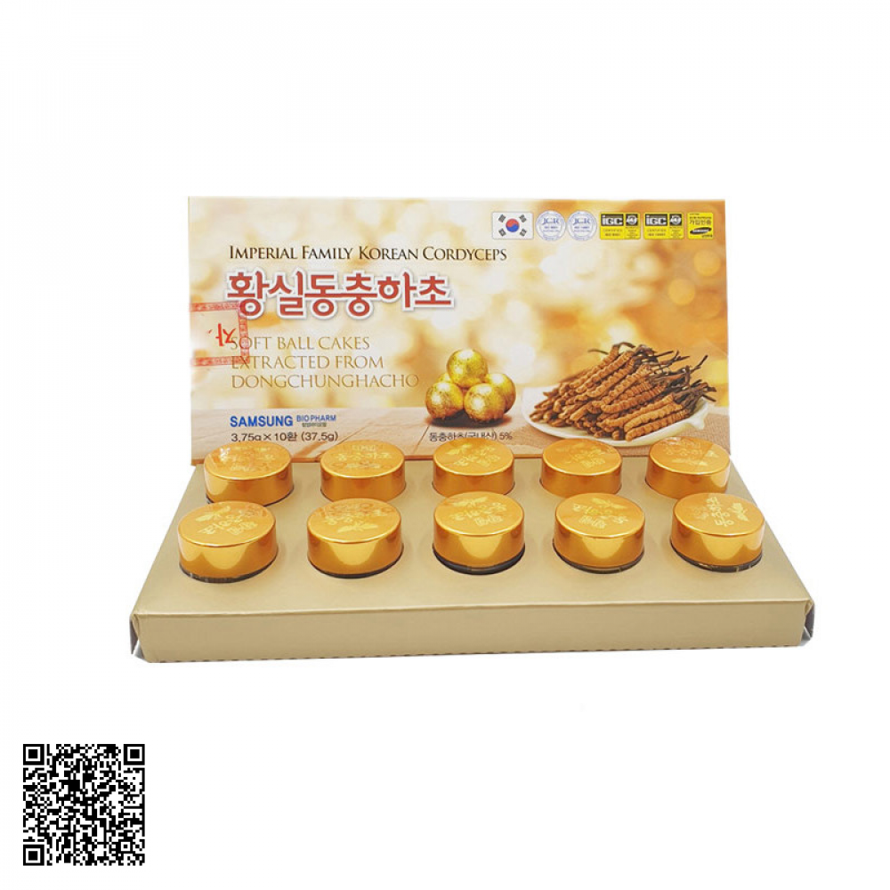 Viên Hoàn Đông Trùng Hạ Thảo SMS Bio Pharm Imperial Family Korean Cordycepts Từ Hàn Quốc 10 Viên