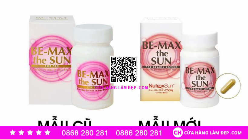 Viên uống hỗ trợ ngừa nắng Be-Max The Sun 30 viên