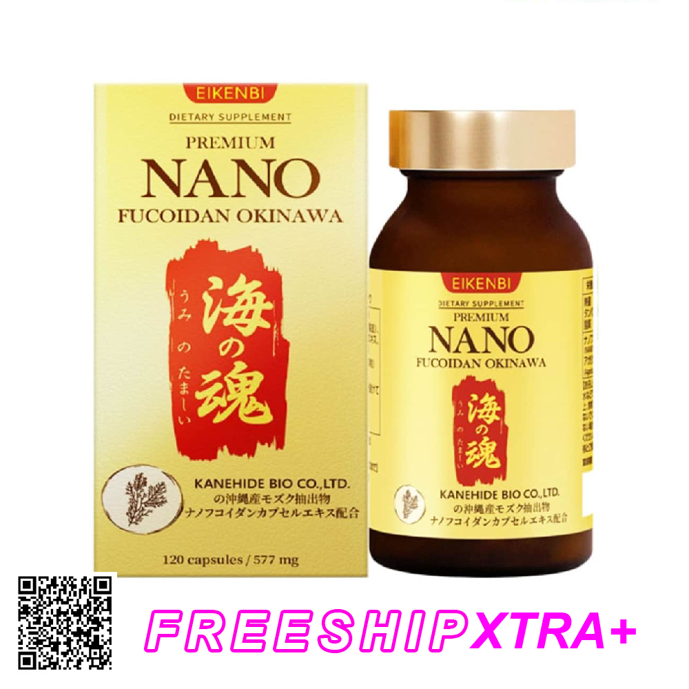 Viên Uống Eikenbi Nano Fucoidan Okinawa Từ Nhật Bản 120 Viên