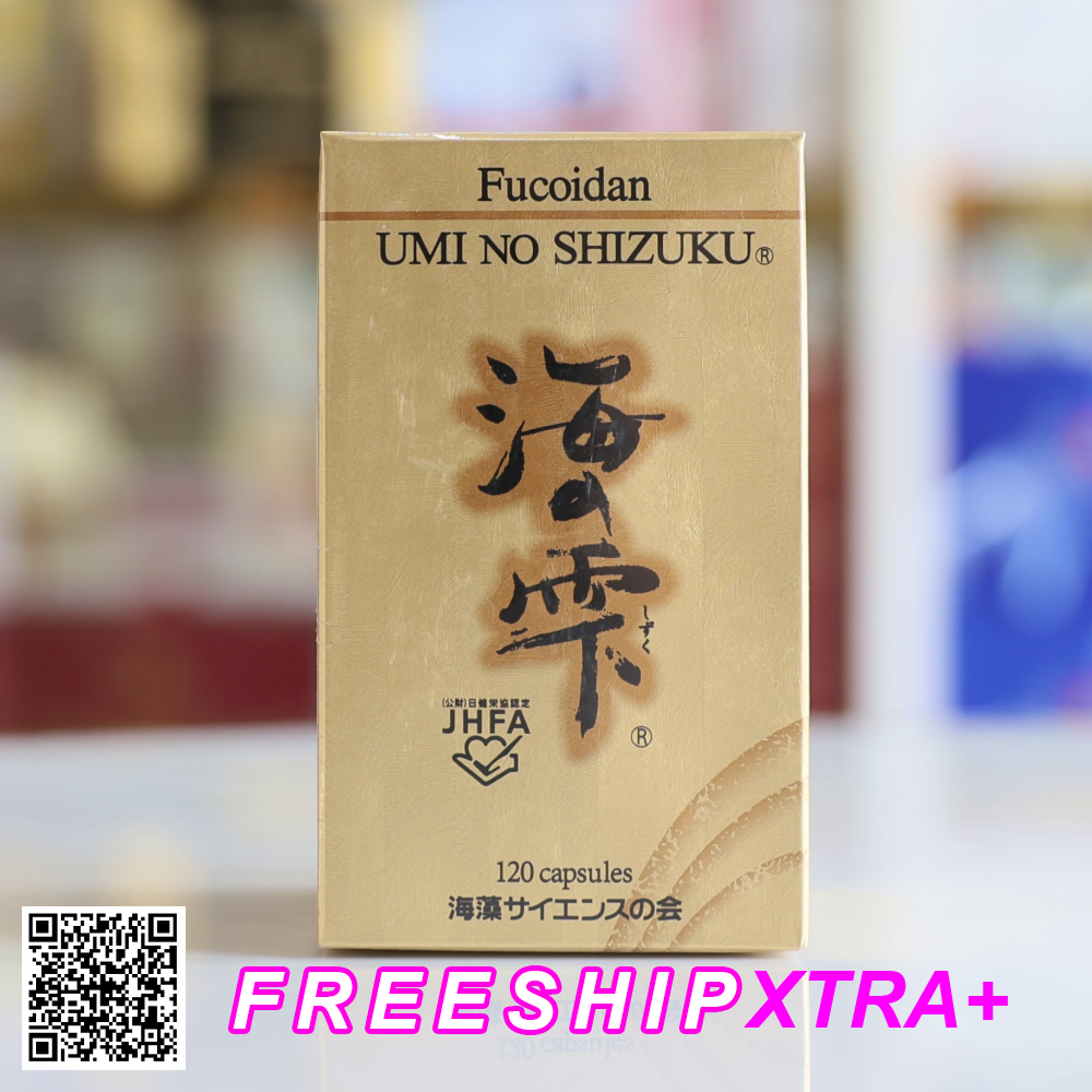 Viên Uống Fucoidan Umi No Shizuku Từ Nhật Bản 120 Viên