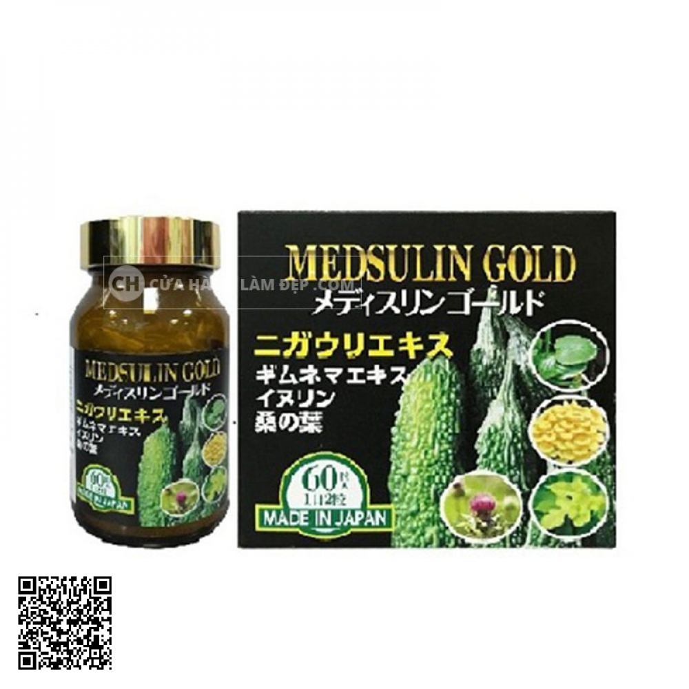 Viên Uống Hỗ Trợ Hạ Đường Huyết Medsulin Gold Nhật Bản