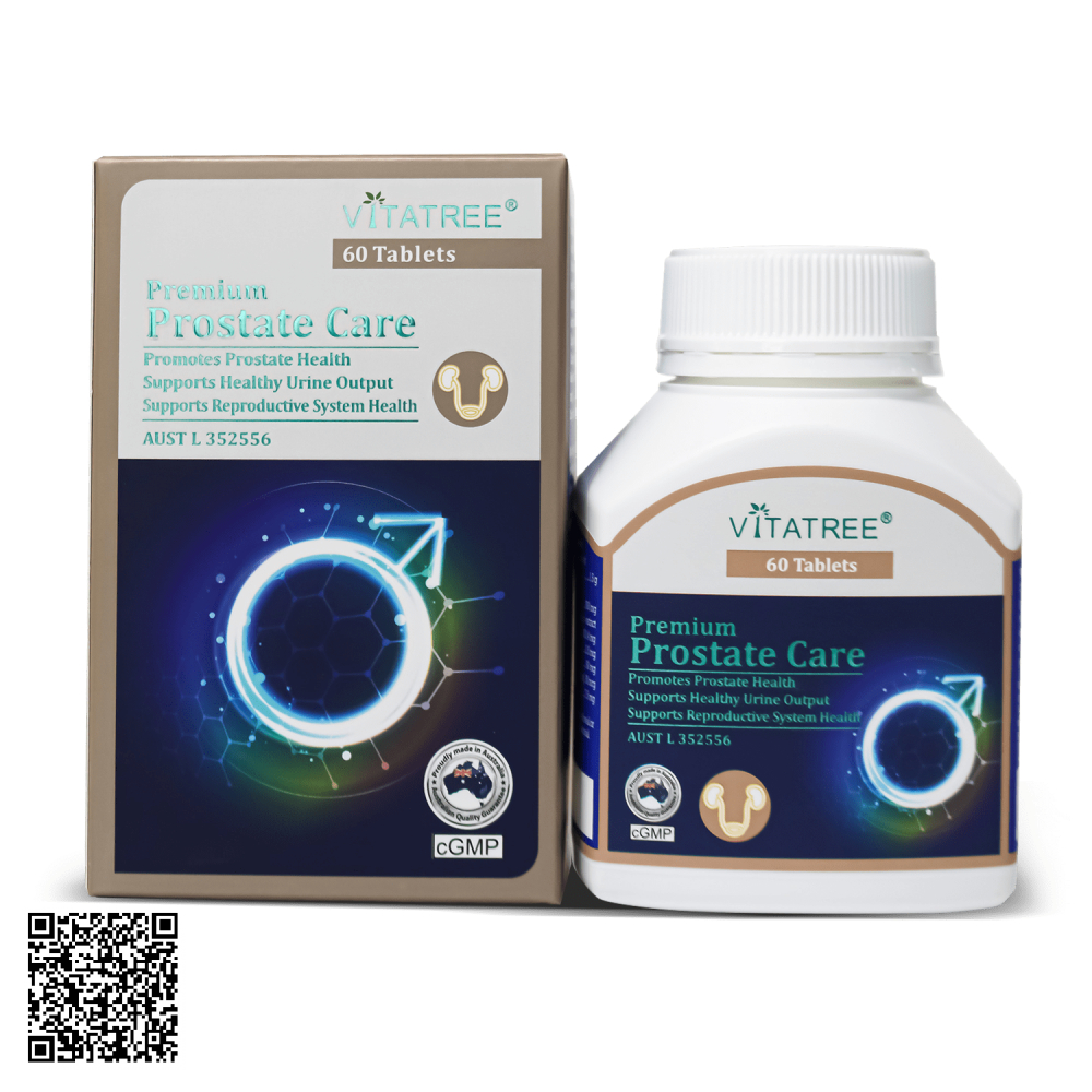Viên Uống Hỗ Trợ Sức Khỏe Tuyến Tiền Liệt Nam Giới Vitatree Premium Prostate Care 60 Viên Từ Úc