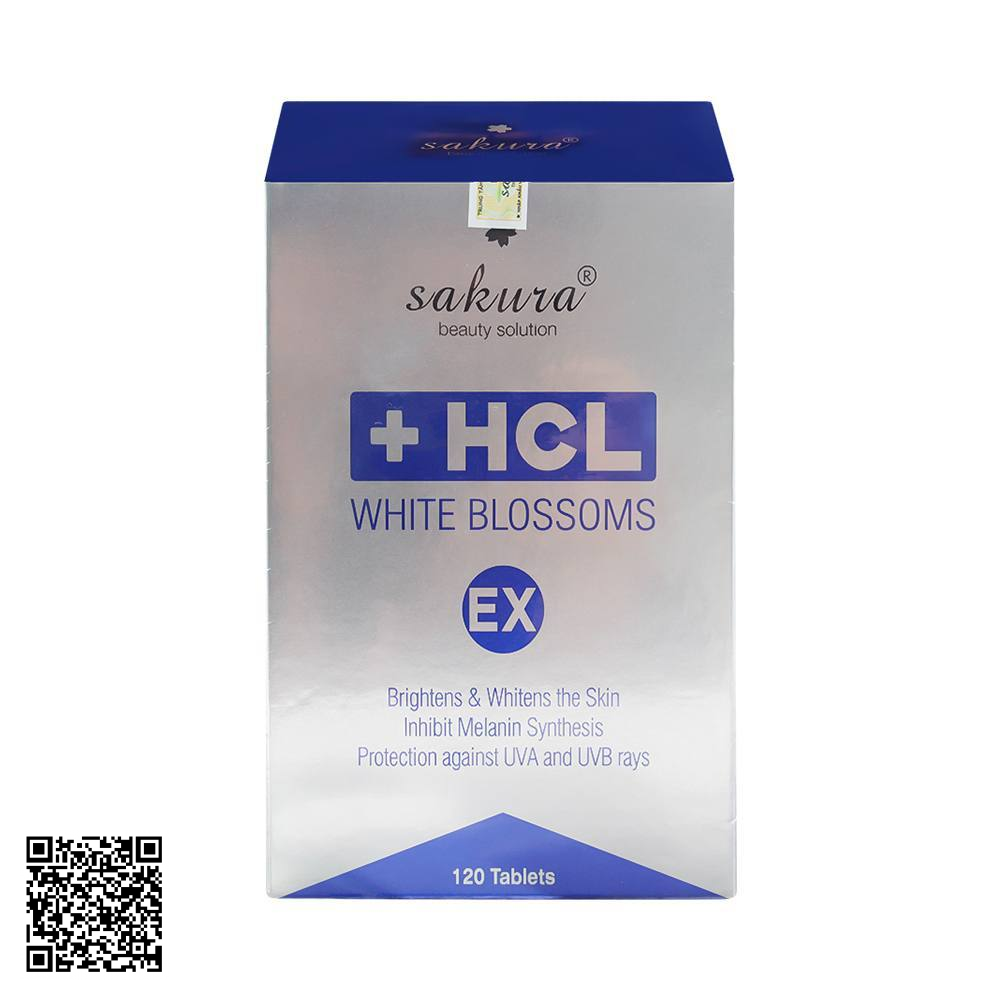 Viên Uống Mờ Nám Trắng Da Sakura HCL White Blossoms EX